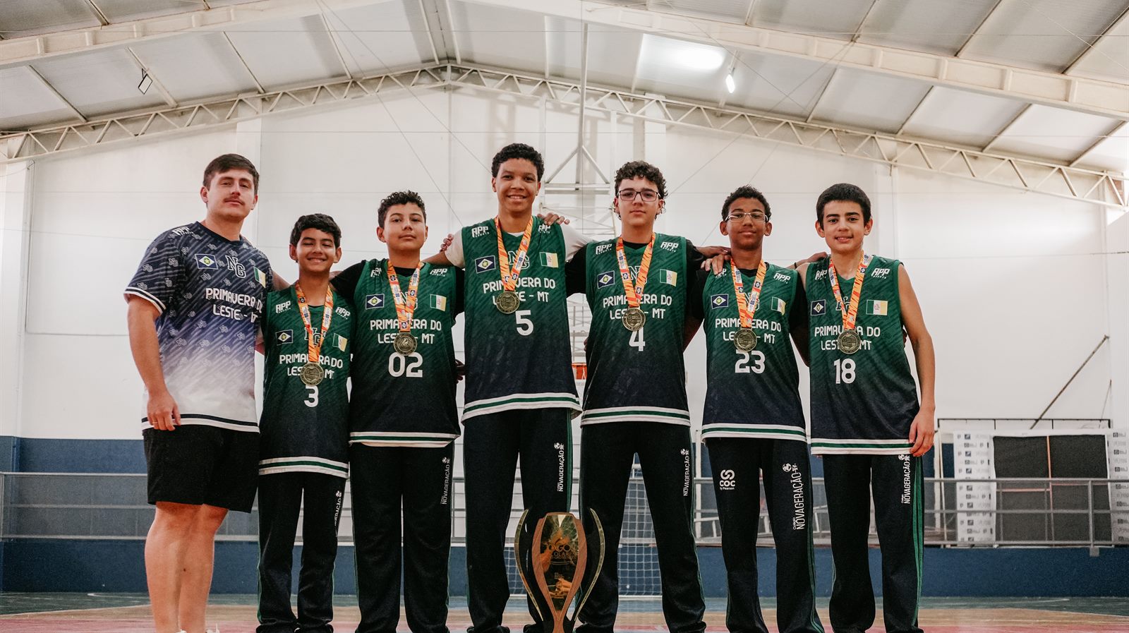 Equipe de Basquetebol do Colégio Nova Geração