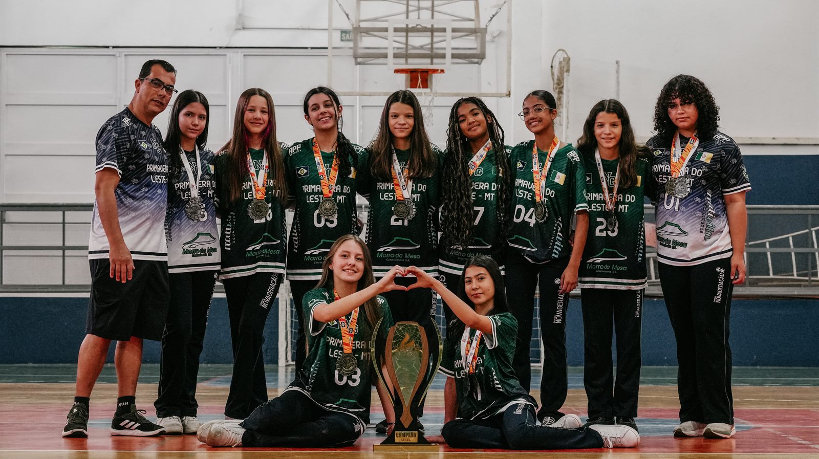 Equipe de Handebol do Colégio Nova Geração